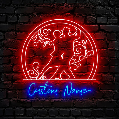 Tango Dancer Neon Sign - Custom Name Tango Dancer Payer Led Neon Sign - Gift Idea for Tango Dancer Lovers