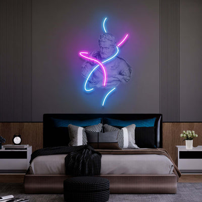 Philosophy Art Led Neon Sign Light Pop Art, Neon Illuminated Decor