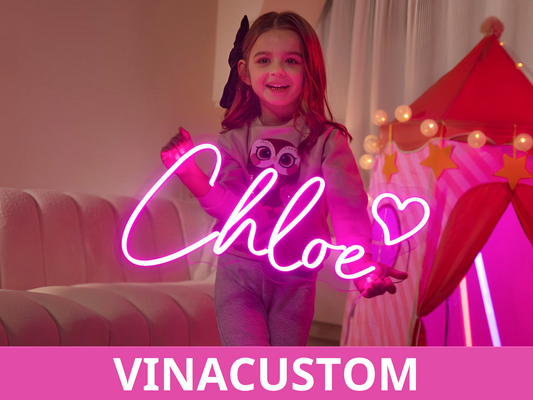 Custom Name Neon Sign For Kids, Neon Name Sign, Nursery Name Sign, Baby Name Sign For Nursery Décor, Wedding Neon Sign, Birthday Gift