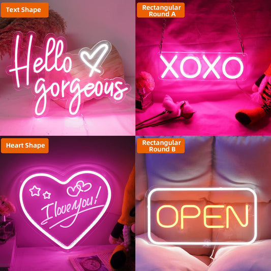 Custom Neon Sign, Name Neon Sign, Personalized Neon Sign, Led Neon Light, Wedding Neon Sign, Led Sign, Wall Decor, Room Decor, Wedding Sign