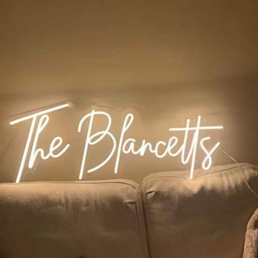 Wedding Neon Sign, Custom Neon Sign, Personalized Gifts, Wedding Decor, Last Name Neon Sign,Neon Light Wall Sign, Led Name Sign, Home Decor, Wall Decor