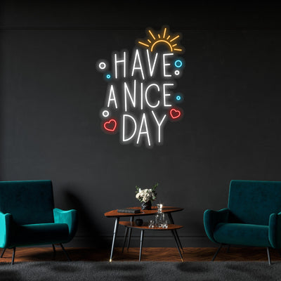 Nice Day Neon Sign, Nice Day Led Sign, Nice Day Light Sign, Home Neon Light Sign, Shop Neon Sign, Restaurant Neon Sign, Business Neon Sign