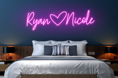 Custom Wedding Neon Sign, Last Name Neon Sign Custom Wall Decor, Neon Light Wall Sign, Neon Sign Wedding Backdrop, Wedding Neon Light Personalized Gifts, Led Sign Engagement Decor