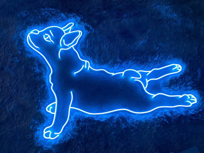 Lying Dog Neon Signs, Cute Dog Led Signs, Pet Lover Gifts, Neon Lights For Wall, Bedroom Decor, Animal Line Art, Puppy Room Decor