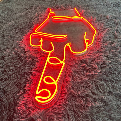 Fucking Hand Neon Sign,Fucking Hand Led Sign, Led Light, Custom Neon Sign, Home Decor, Bar Neon Sign, Entrance Hand Neon Sign, Eye Catching