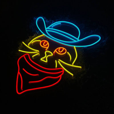Cowboy Cat Neon Sign, Cowboy Cat Led Signs, Cowboy Cat Wall Led Light, Cowboy Cat Decor, Cowboy Cat Neon Sign, Father'S Day Gifts, Best Gift