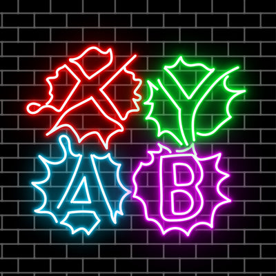 Xyab Game Controller Neon Sign, Game Led Sign, Custom Neon Sign, Game Room Neon, Home Decor, Game Neon Sign, Xyab Led Sign, Game Room Decor