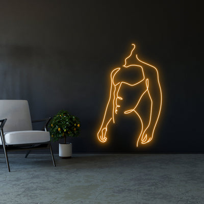 Man Body Led Sign, Man Body Neon Sign, Wall Decor, Man Body Led Light, Custom Neon Sign, Sexy Man Body Neon Light, Bedroom Neon Signs